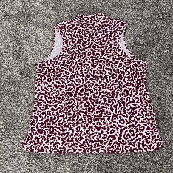 Women's Sleeveless Printed Golf Polo Nike Dri-FIT Victory - Picture 5 of 5